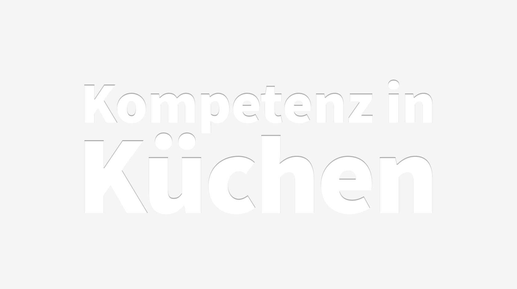 Kompetenz in Küchen.